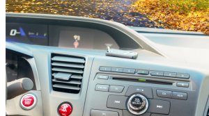 Toenail on the dashboard